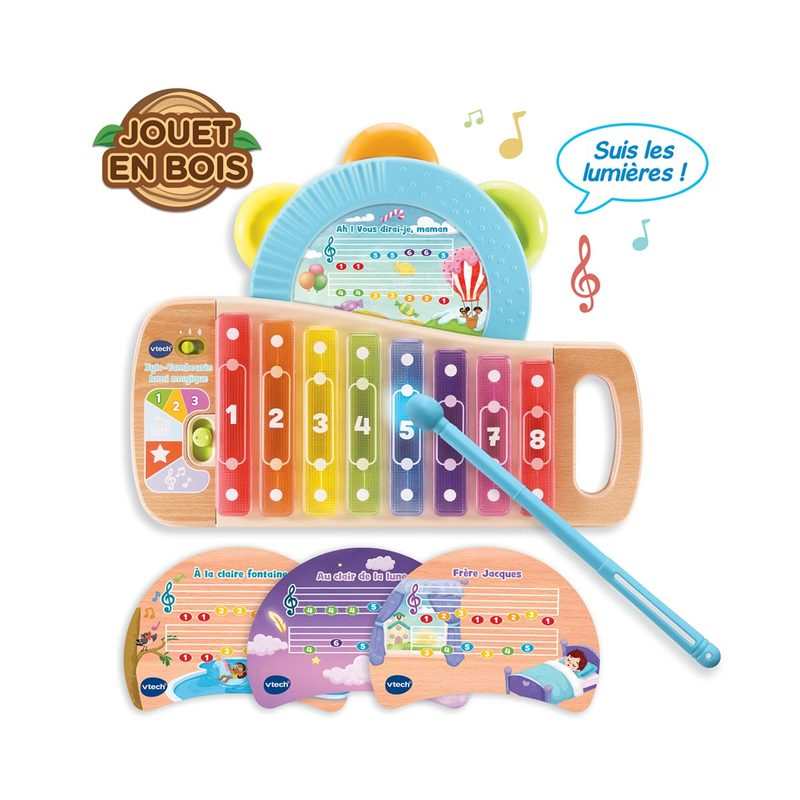 Xylo-tambourin Lumi magique Vtech