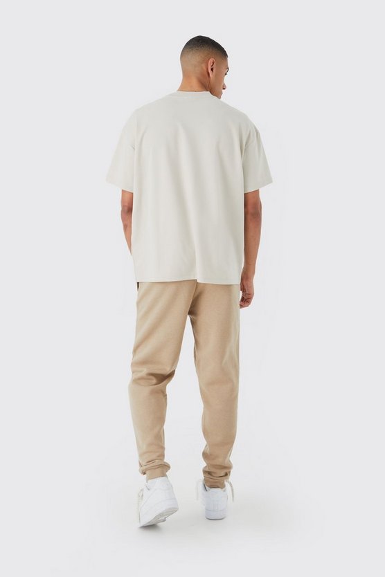 Colour Block Half Tape Joggers
