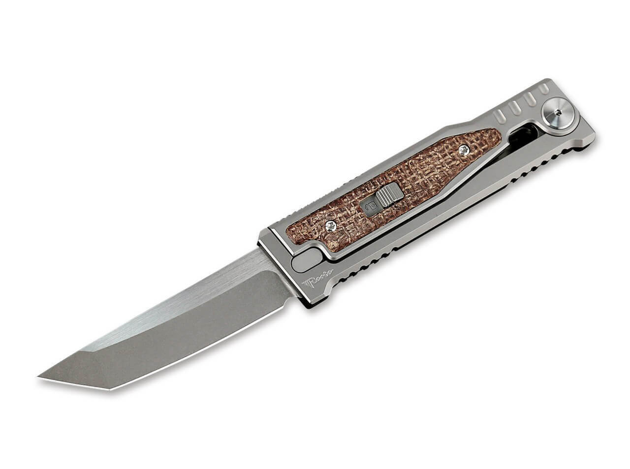 EXO-M Burlap Micarta Tanto