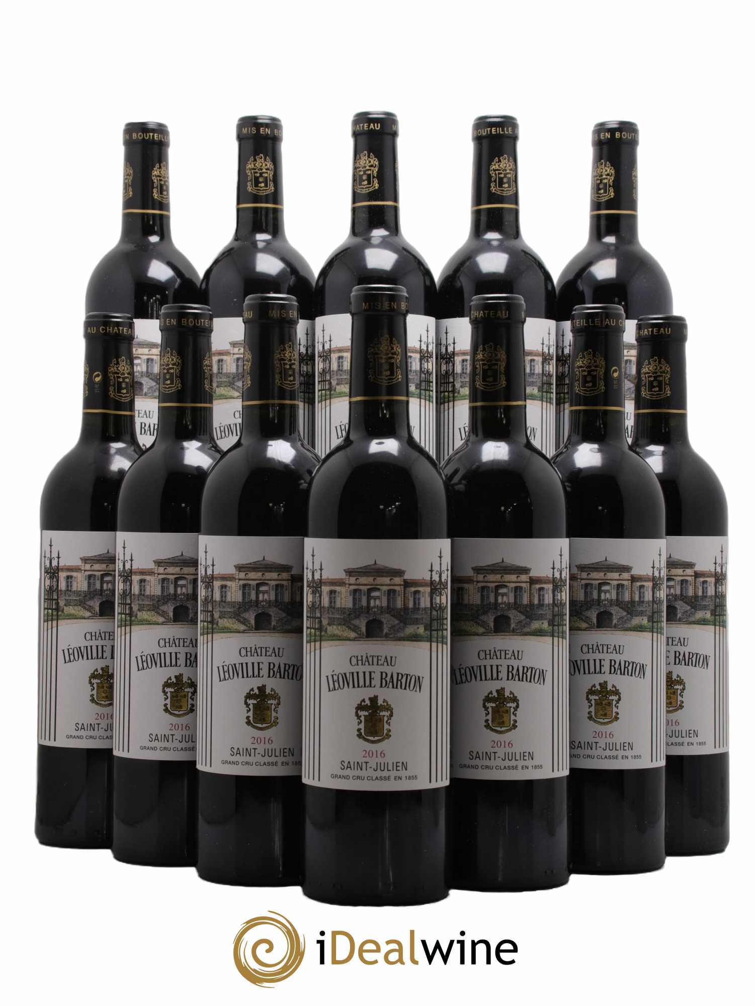 Château Léoville Barton 2ème Grand Cru Classé  2016 - Lot de 12 Bouteilles