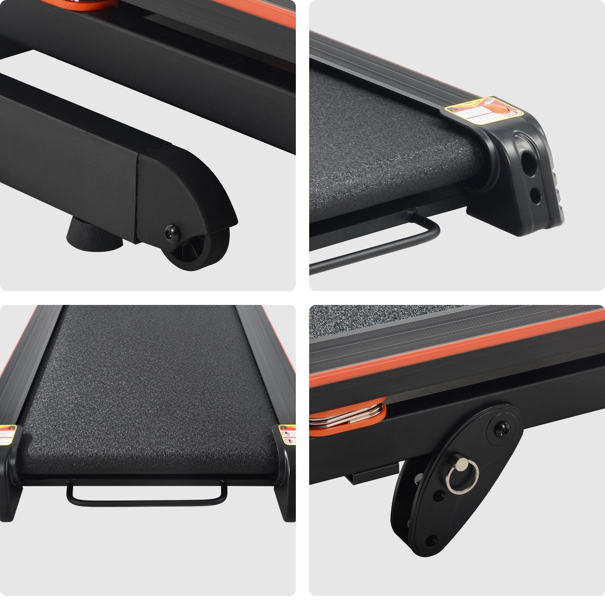 Folding Electric 3.5HP Treadmill With Incline Medium Running Machine Motorised LCD Gym 330lbs