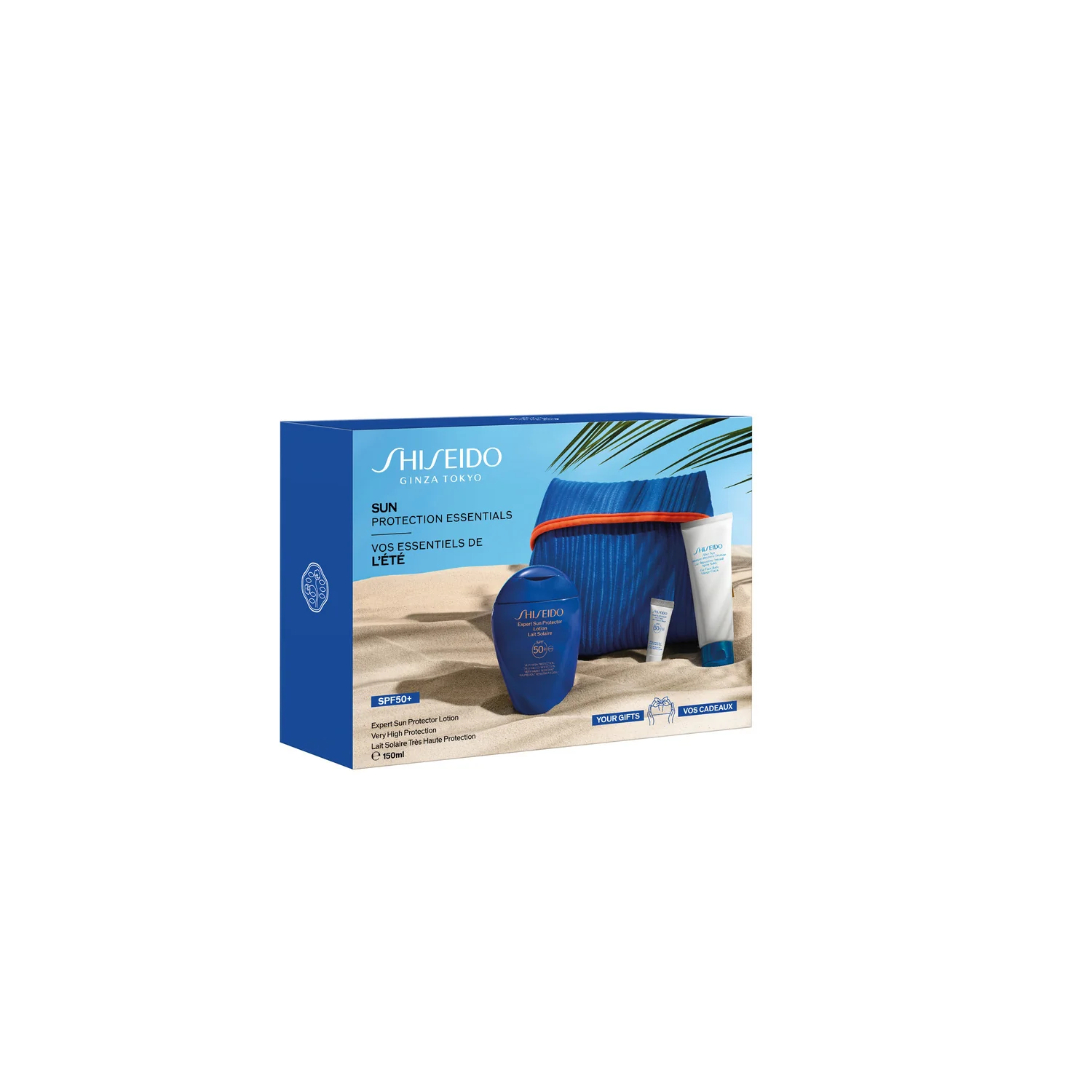 Productos esenciales de protección solar SPF50+ - Sun Set, Sun Set, leche corporal solar de alta protección.