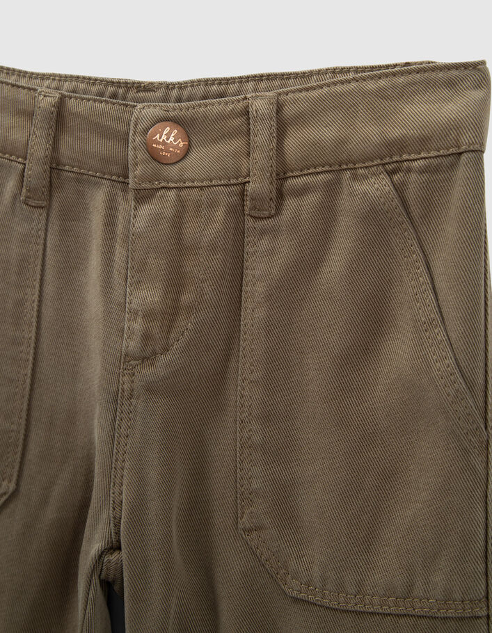 Pantalon FLARE kaki LYOCELL® esprit Charpentier fille