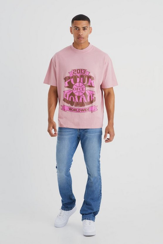 Slim-Fit Schlagjeans