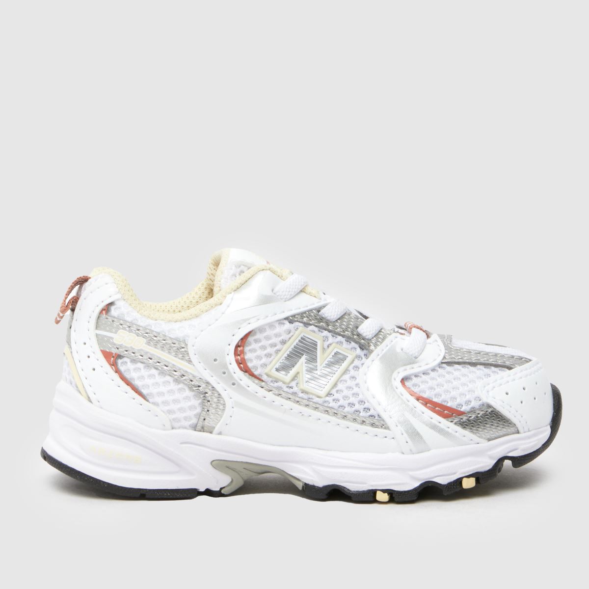 New Balance fehér és sárga 530 kislány cipő