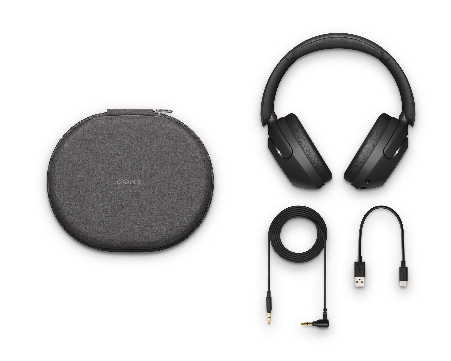 Sony WH-XB910N Over-Ear-Kopfhörer (LED Ladestandsanzeige, Google Assistant, Siri, A2DP Bluetooth, AVRCP Bluetooth, HFP, HSP)