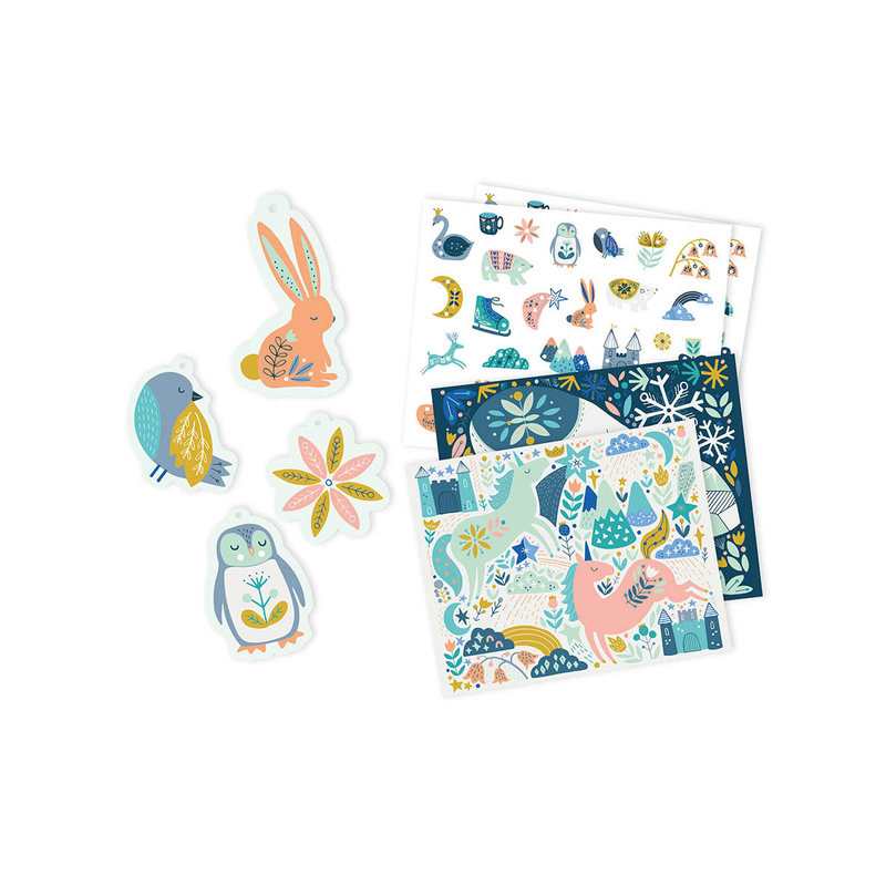 Coffret Mes créations en strass et paillettes - Auzou