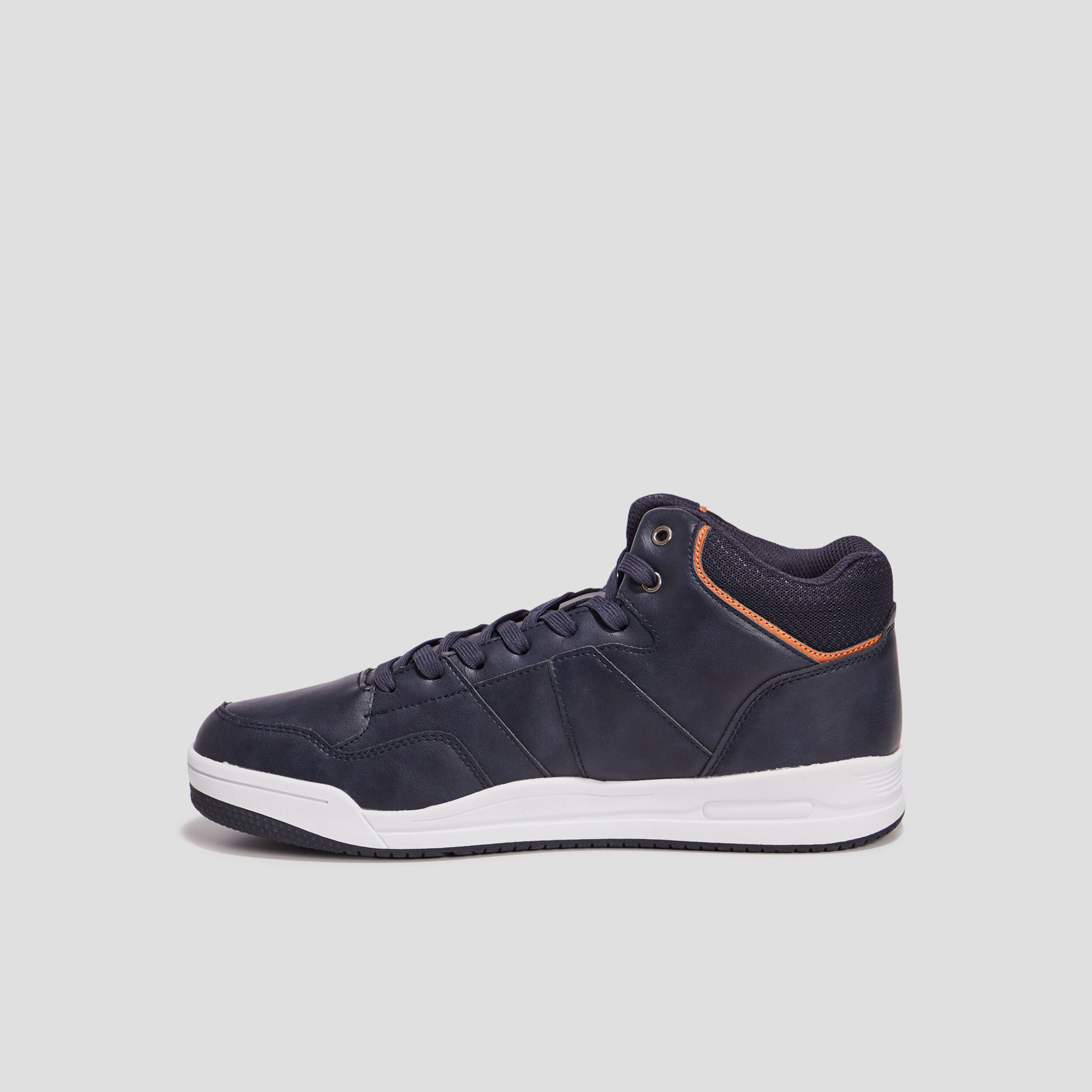 Baskets montantes Creeks bleu marine homme | La Halle