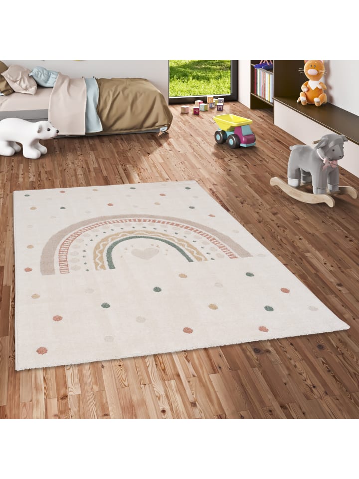 Pergamon Kinder Teppich Happy Kids in Wollweiss günstig kaufen