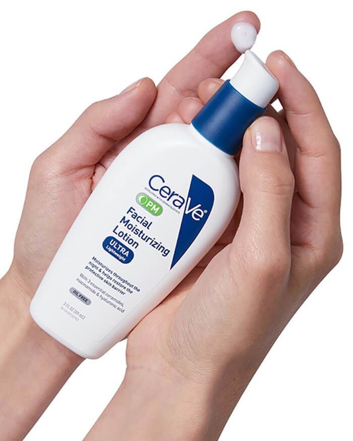 Lotion hydratante visage PM Crème de nuit légère à la niacinamide