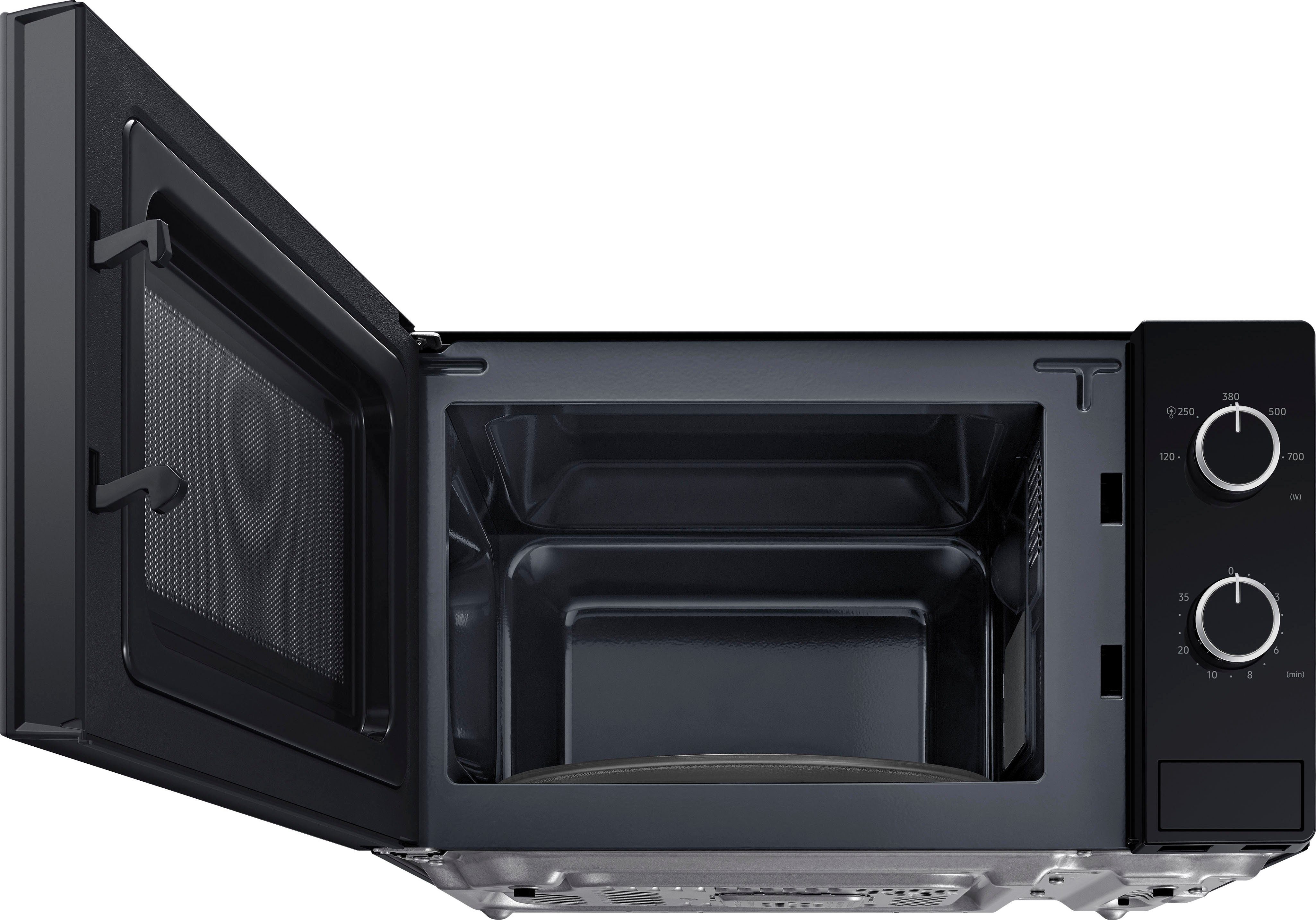 Samsung Mikrowelle MS20A3010AL/EG, Mikrowelle, 20 l, Einfache Handhabung in schickem Design