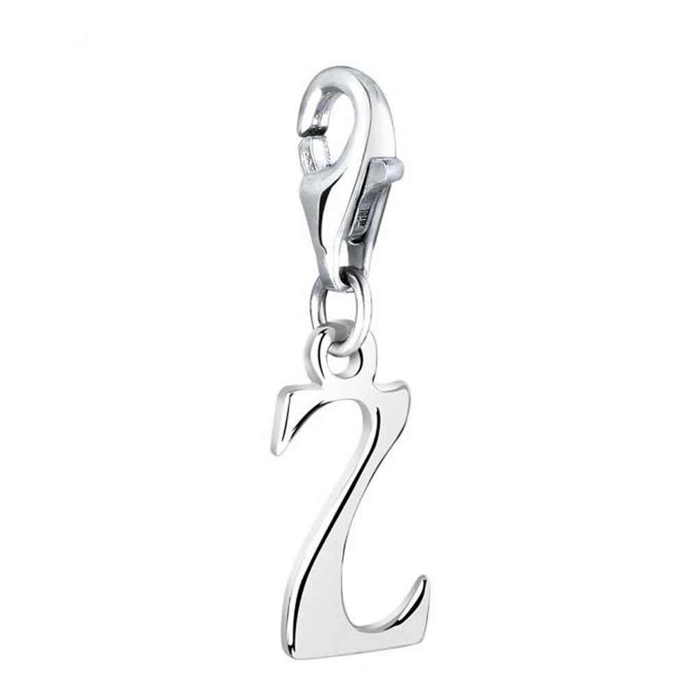 Nenalina Nenalina Amulette Pendentif Charm Lettre en argent sterling 925 pour tous les s p Pendentif