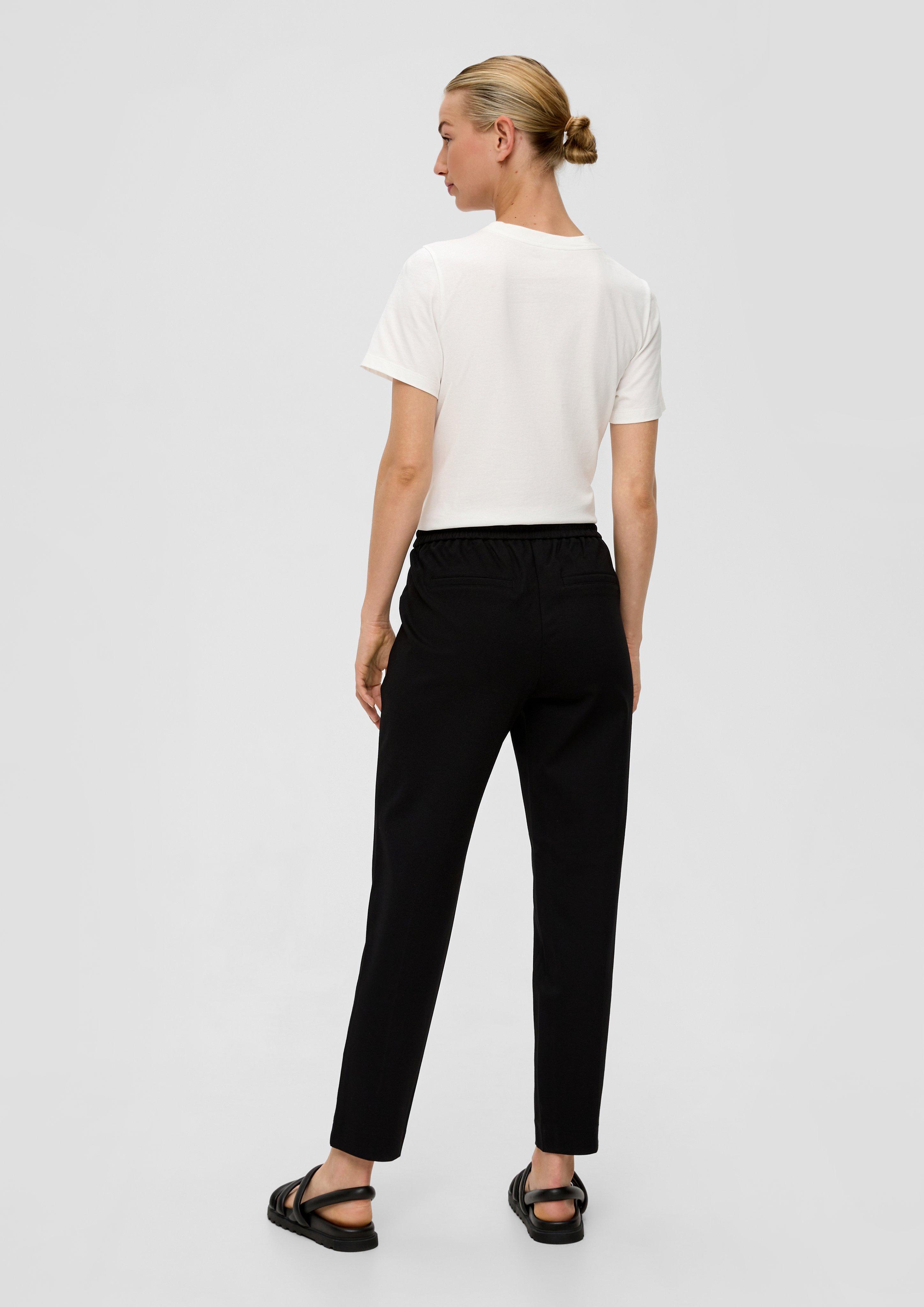 Relaxed: Twill-Joggpant aus Interlock-Jersey  2136567-9999