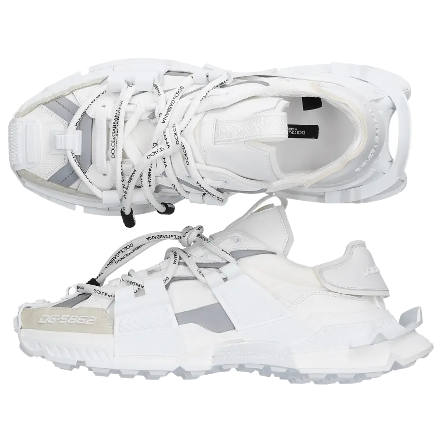 Dolce & Gabbana - Sneaker low BASSA Mesh - weiß