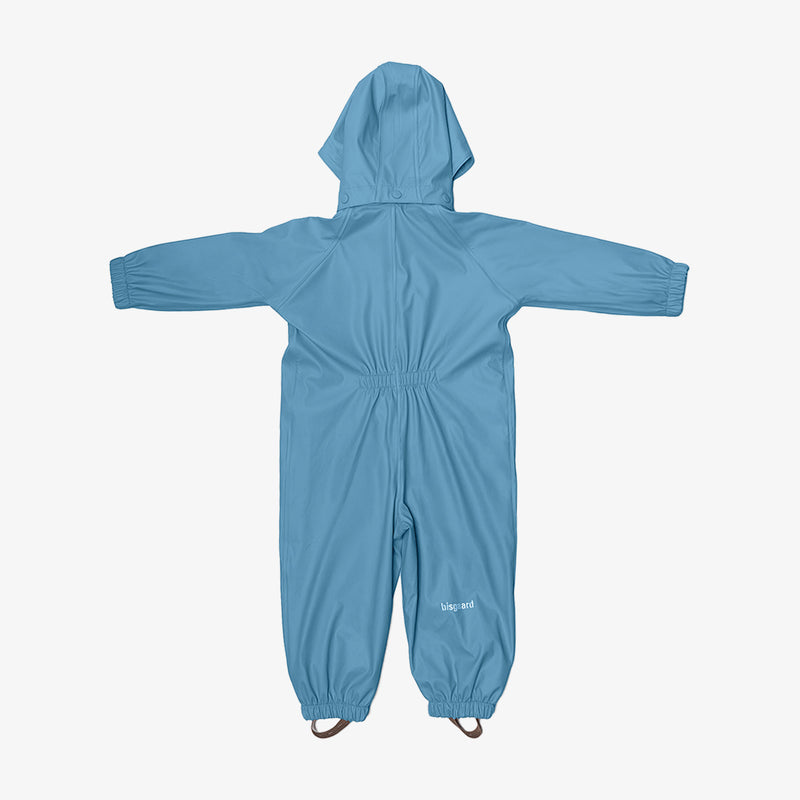aarhus rain suit wool pigeon blue - Blau