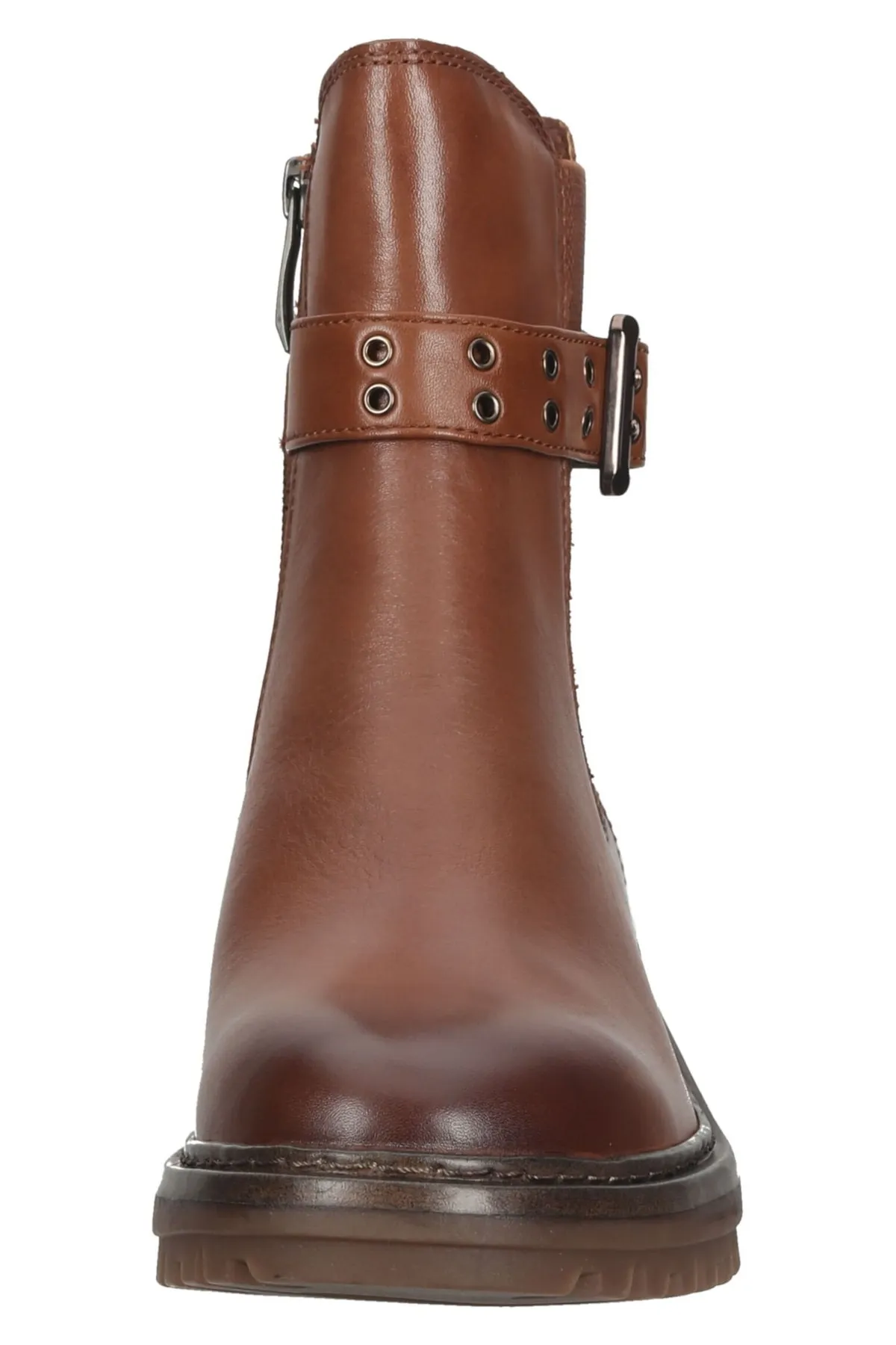 Tamaris  Stiefelette - Braun - Blockabsatz
