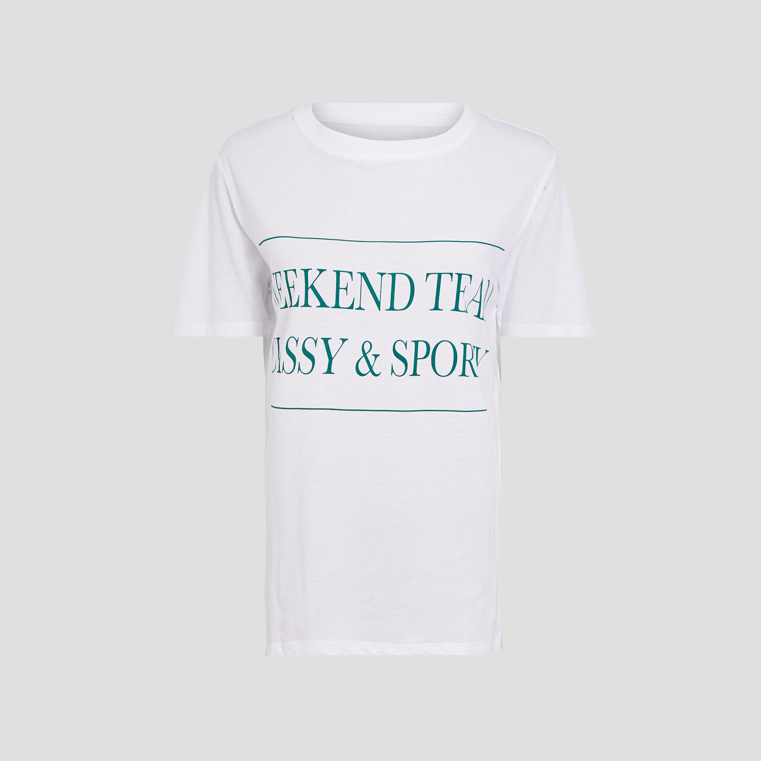 T-shirt large à message ivoire femme | Cache Cache