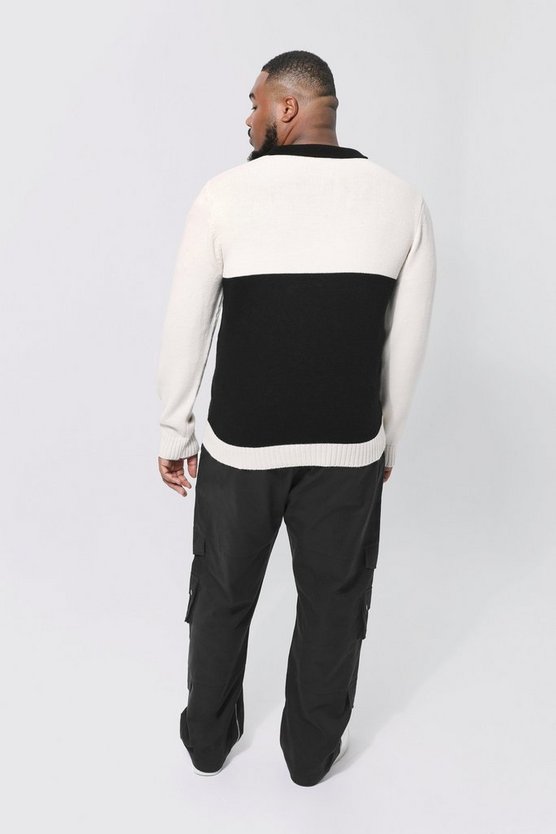 Plus Edition Moto-Poloshirt