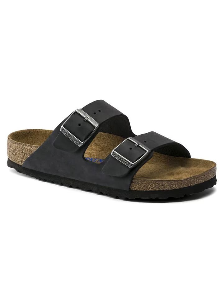 Birkenstock Leder-Pantoletten 