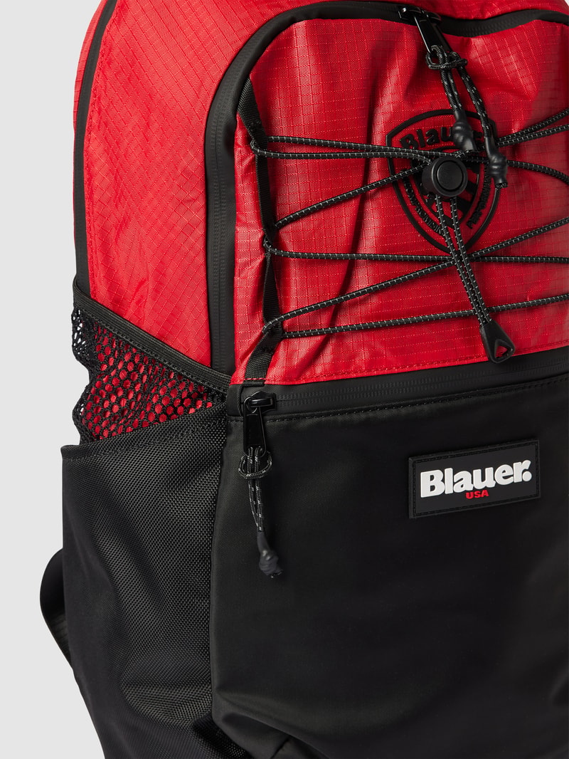 Rucksack mit Label-Details Modell 'LIGHT' in rot