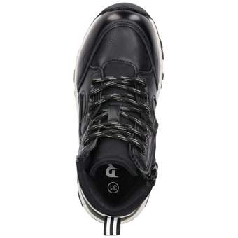 Rushour Schnür Boots in schwarz