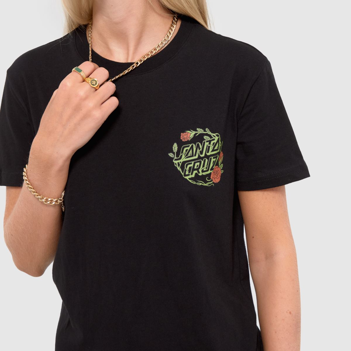Santa Cruz – Svart t-shirt med Pokémon Grass Type 1