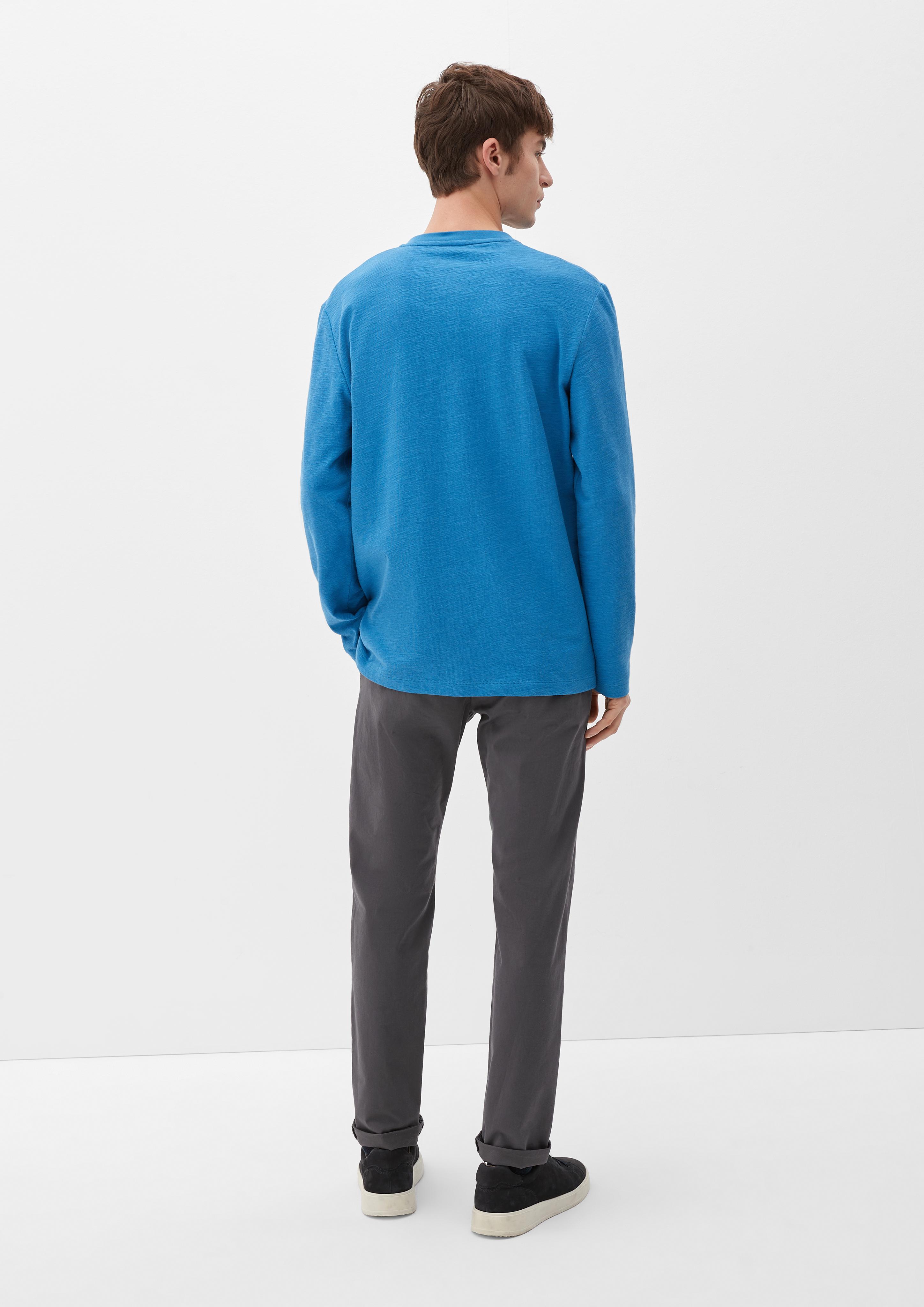 Sweater mit Henleyausschnitt  2125693-6285