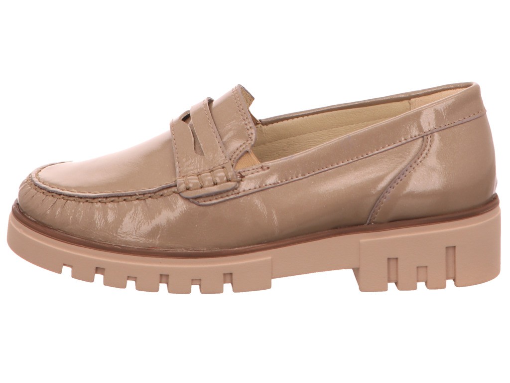 WALDLÄUFER Sportliche Slipper braun bequemer Loafer