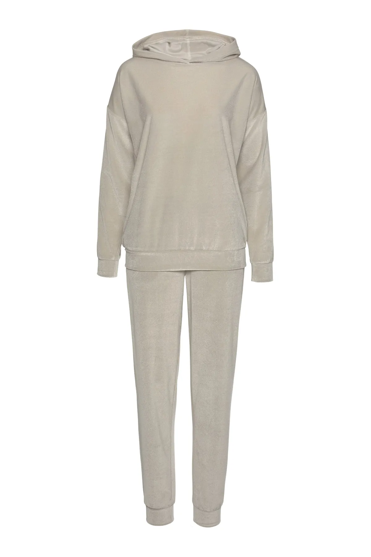 LASCANA  Trainingsanzug - Beige - Regular Fit