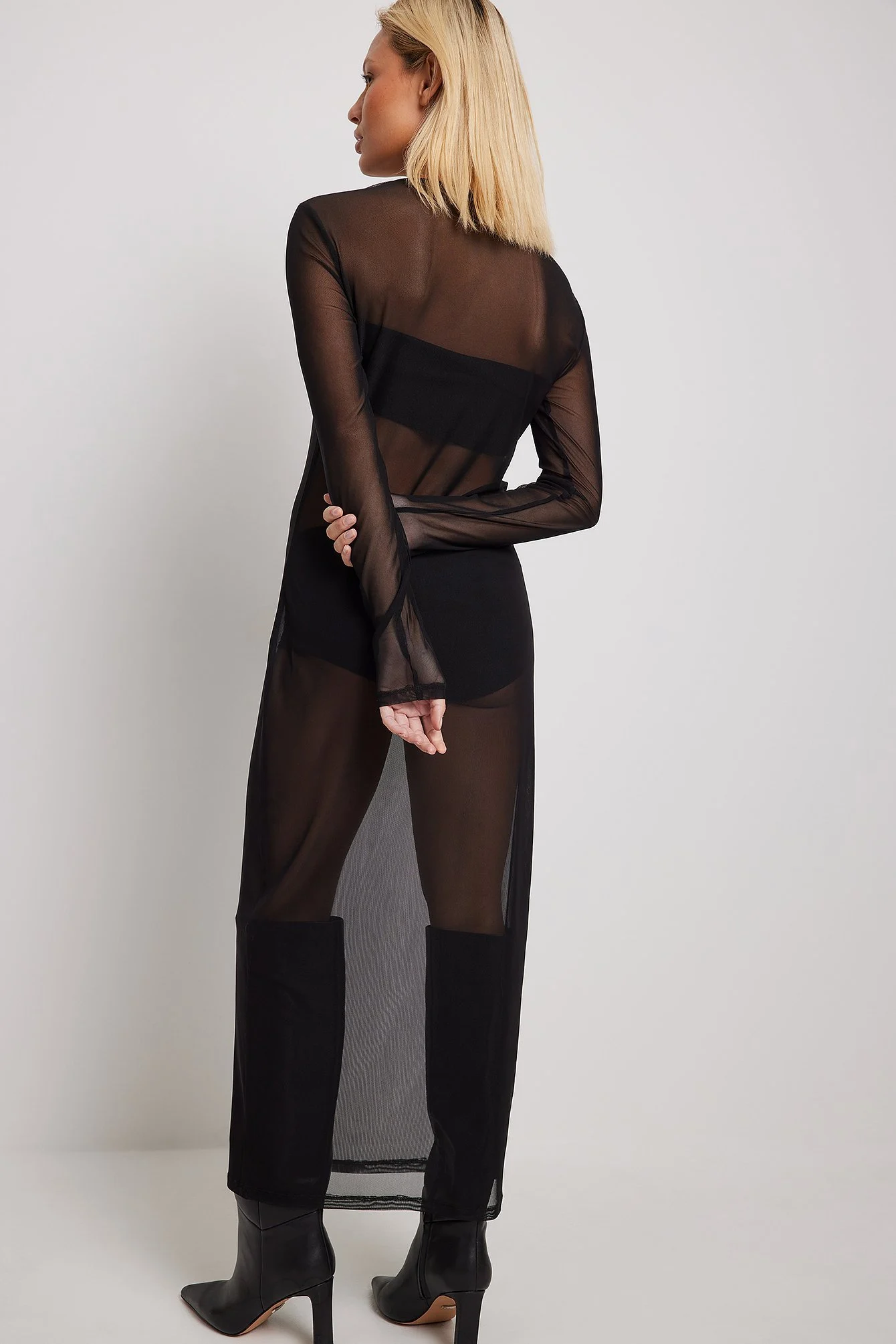 Mesh-Midikleid