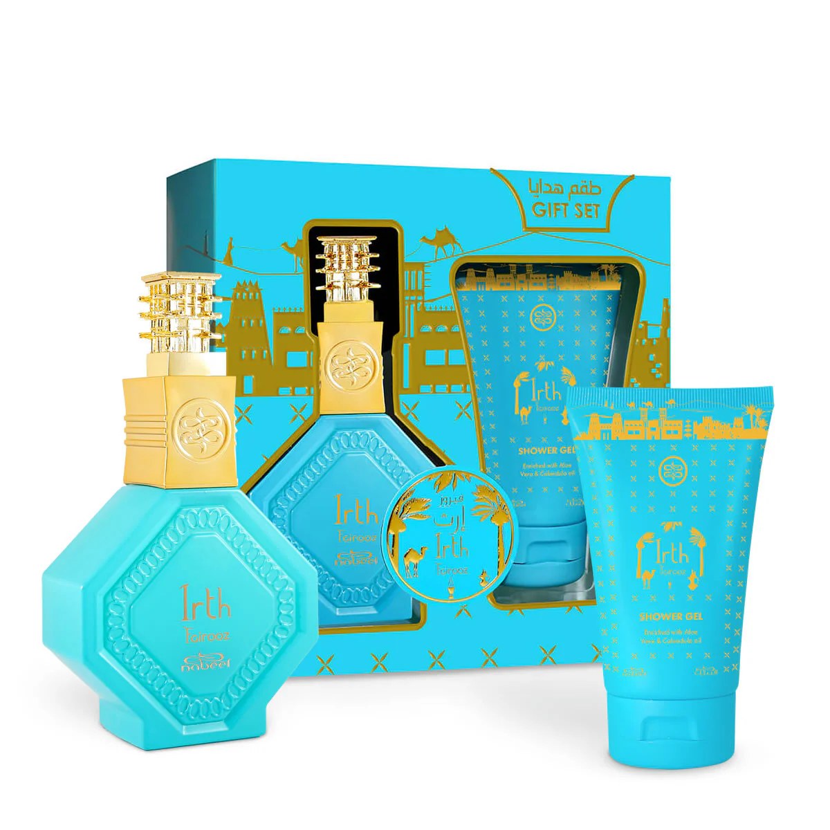 Coffret cadeau Souq Irth Fairooz - Coffrets cadeaux de parfums unisexes, Coffrets cadeaux de parfums pour femmes, Coffrets cadeaux de parfums pour hommes, Eau de parfum unisexe, Eau de parfum