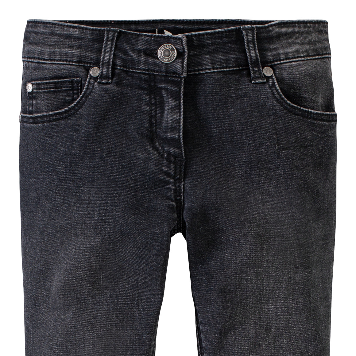Mädchen Skinny-Jeans mit Used-Waschung