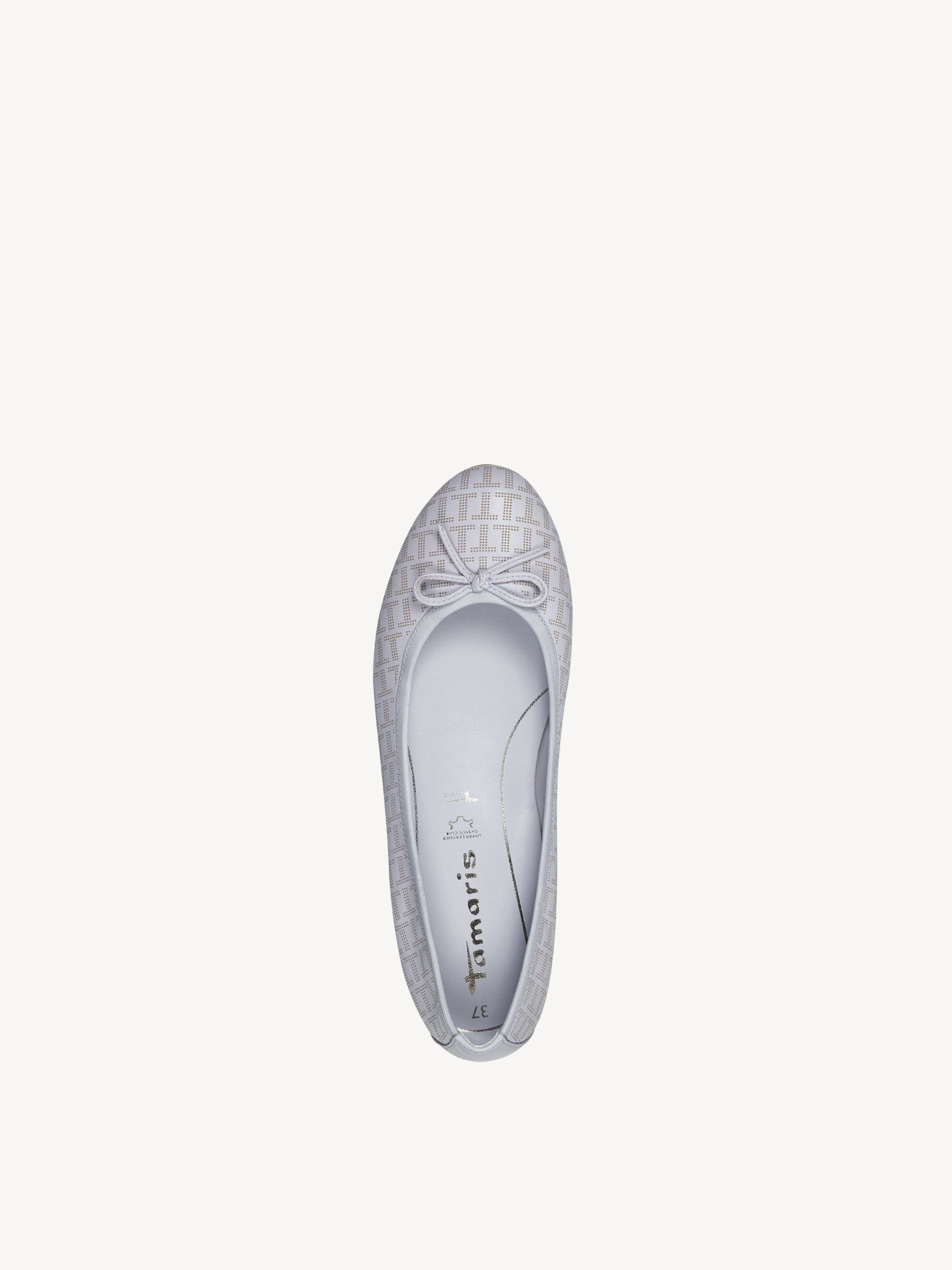 Ballerine en cuir - mauve
