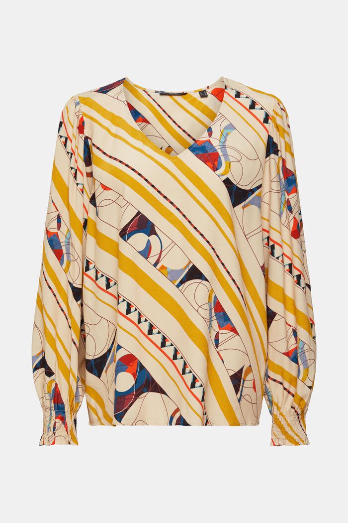 Gemusterte Bluse