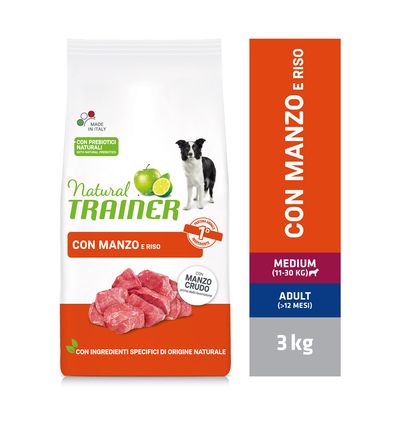 Nova Foods Trainer Natural Medium, Rind, Reis, Ginseng