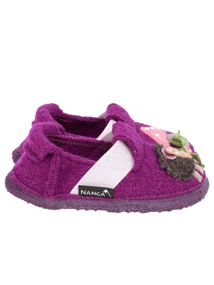 NANGA Hausschuh Pricky Hedgehog in Violett günstig kaufen
