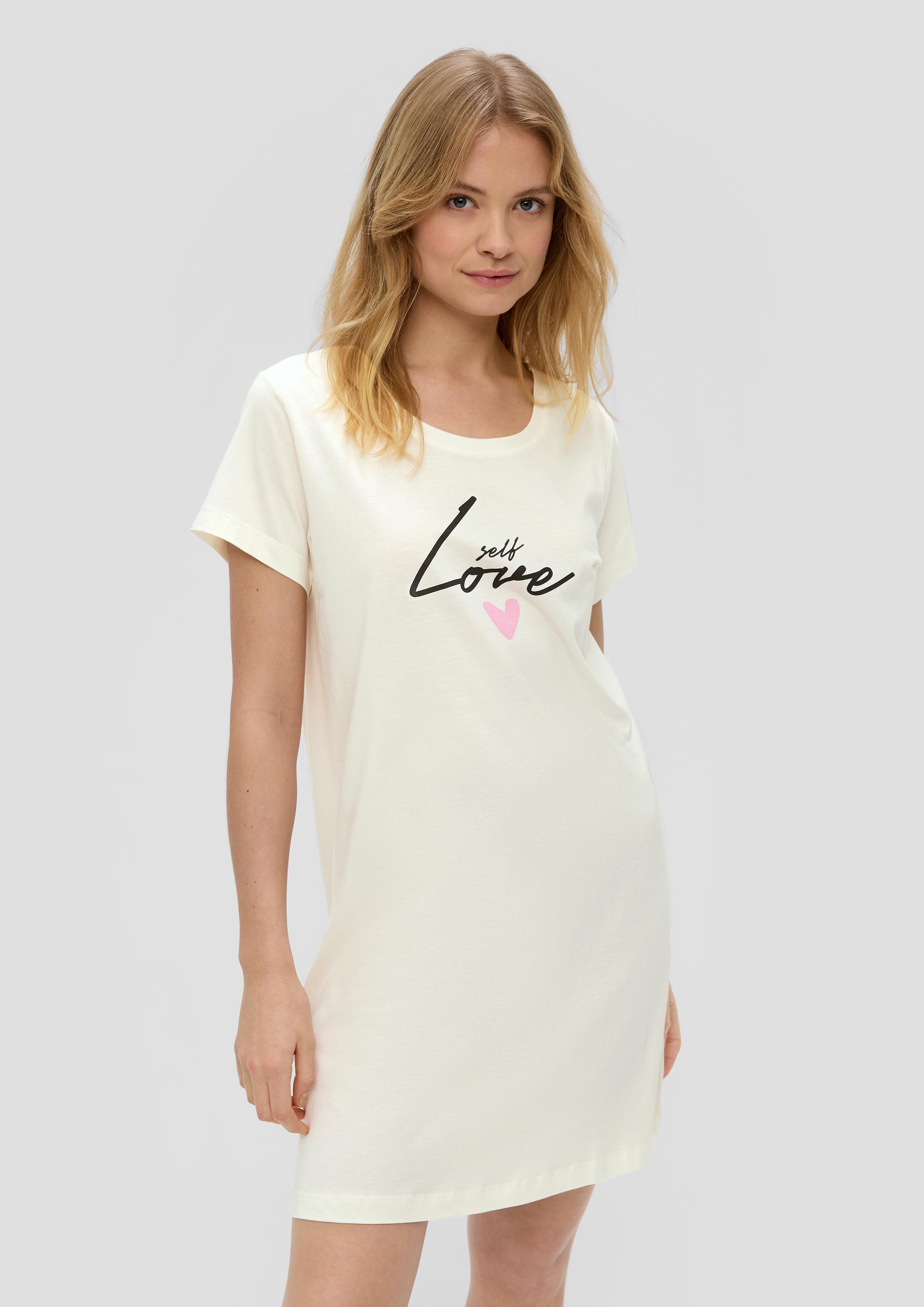 Schlafshirt mit Frontprint  6009500-4542