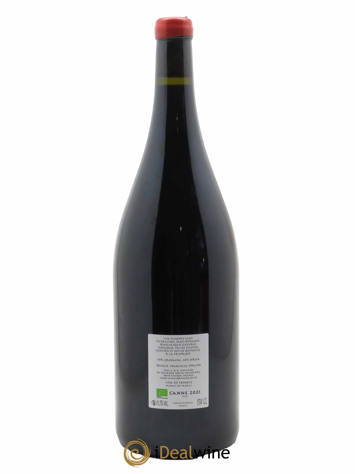 Côtes du Rhône Canne Aurélien et Charlotte Houillon  2021 - Lot de 1 Magnum