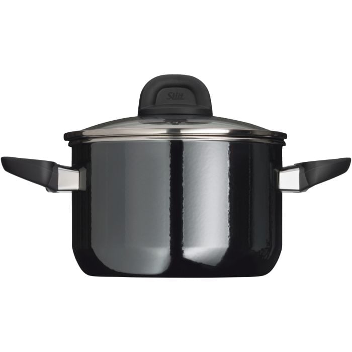 Silit Silargan® Modesto Kochtopf mit Deckel, 20 cm, Black