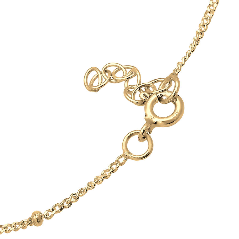 Elli Elli Bracelet Femmes Pendentif étoile boules avec pierre précieuse topaze en arge Bracelet