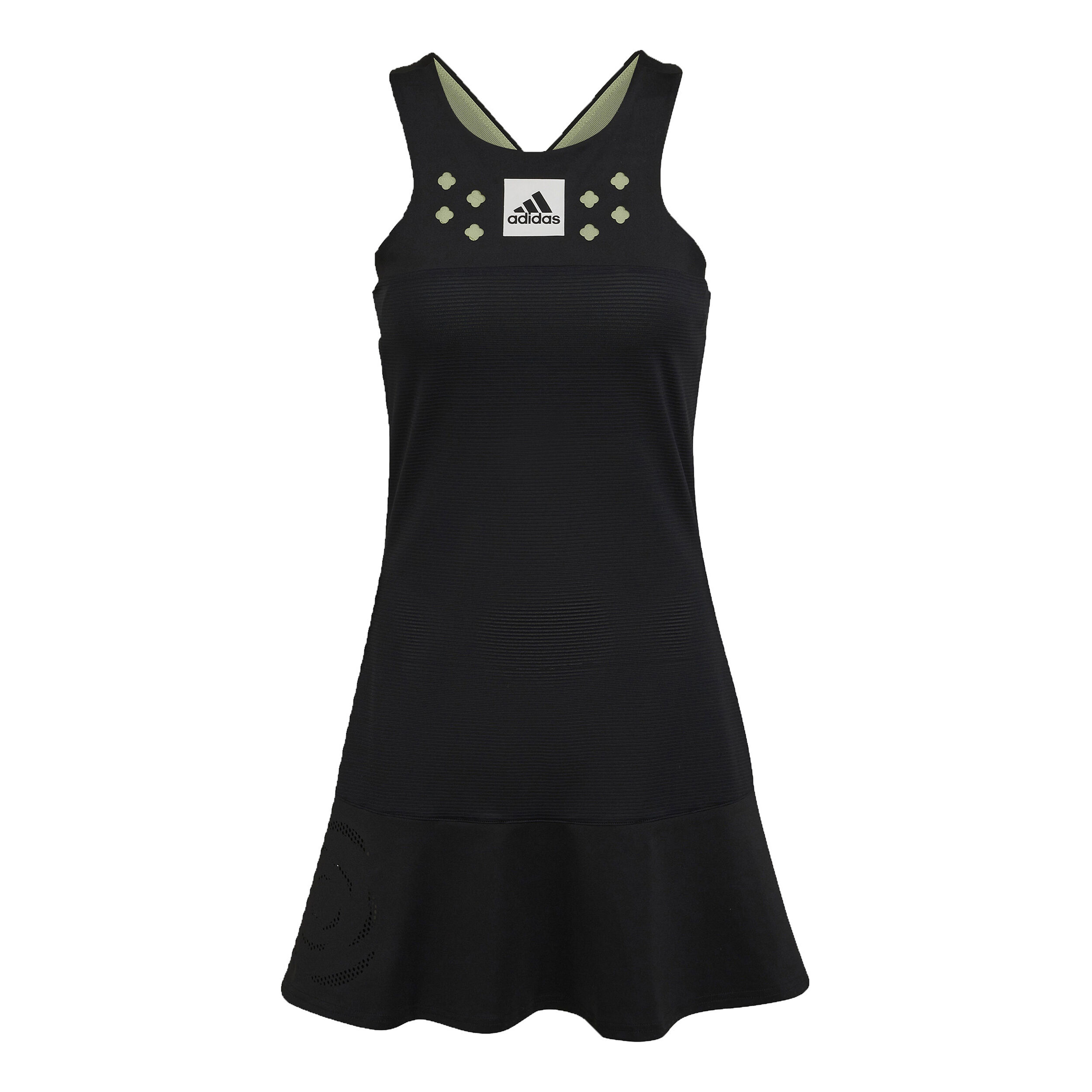 Paris Tapered Y Kleid Damen - Schwarz, Grün