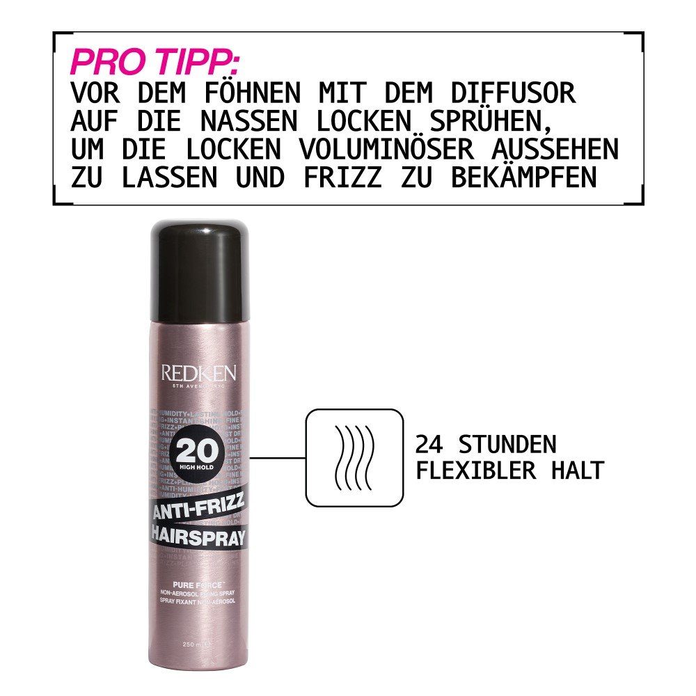 Redken Haarpflege-Spray Styling Anti-Frizz Haarspray 250 ml