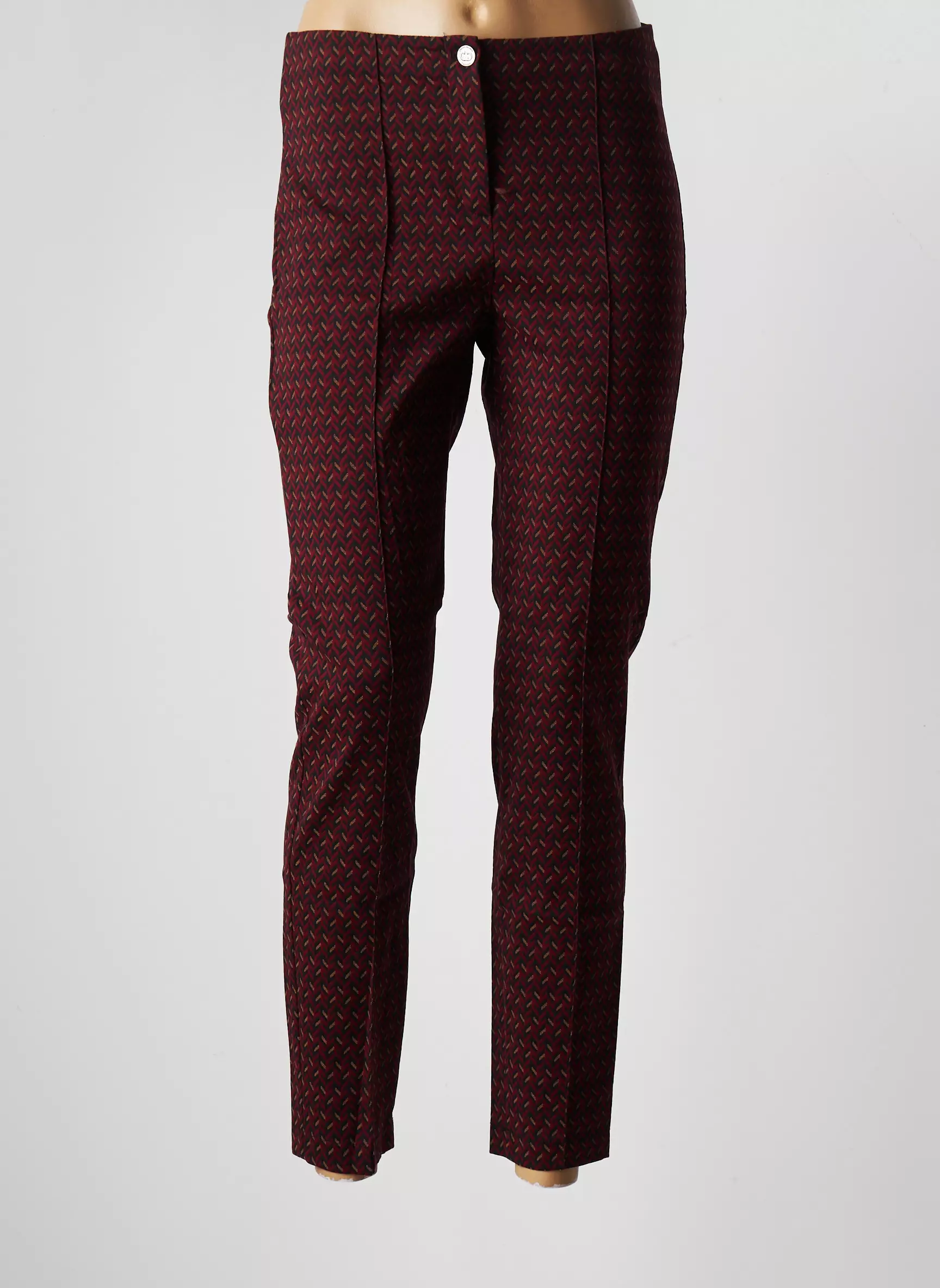 Gerry Weber Pantalons Slim Femme couleur rouge