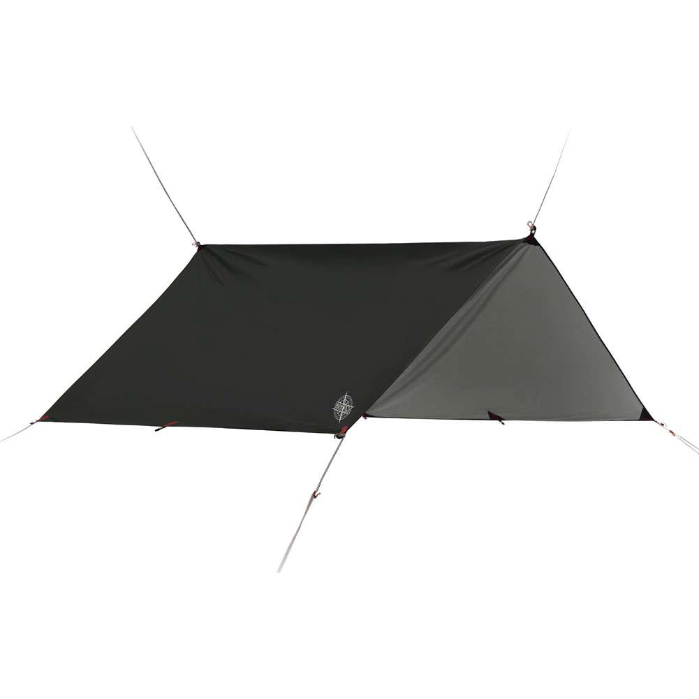 GOGLAND Outdoor UV-Schutz Tarp Zeltplane 300 x 290 cm schwarz