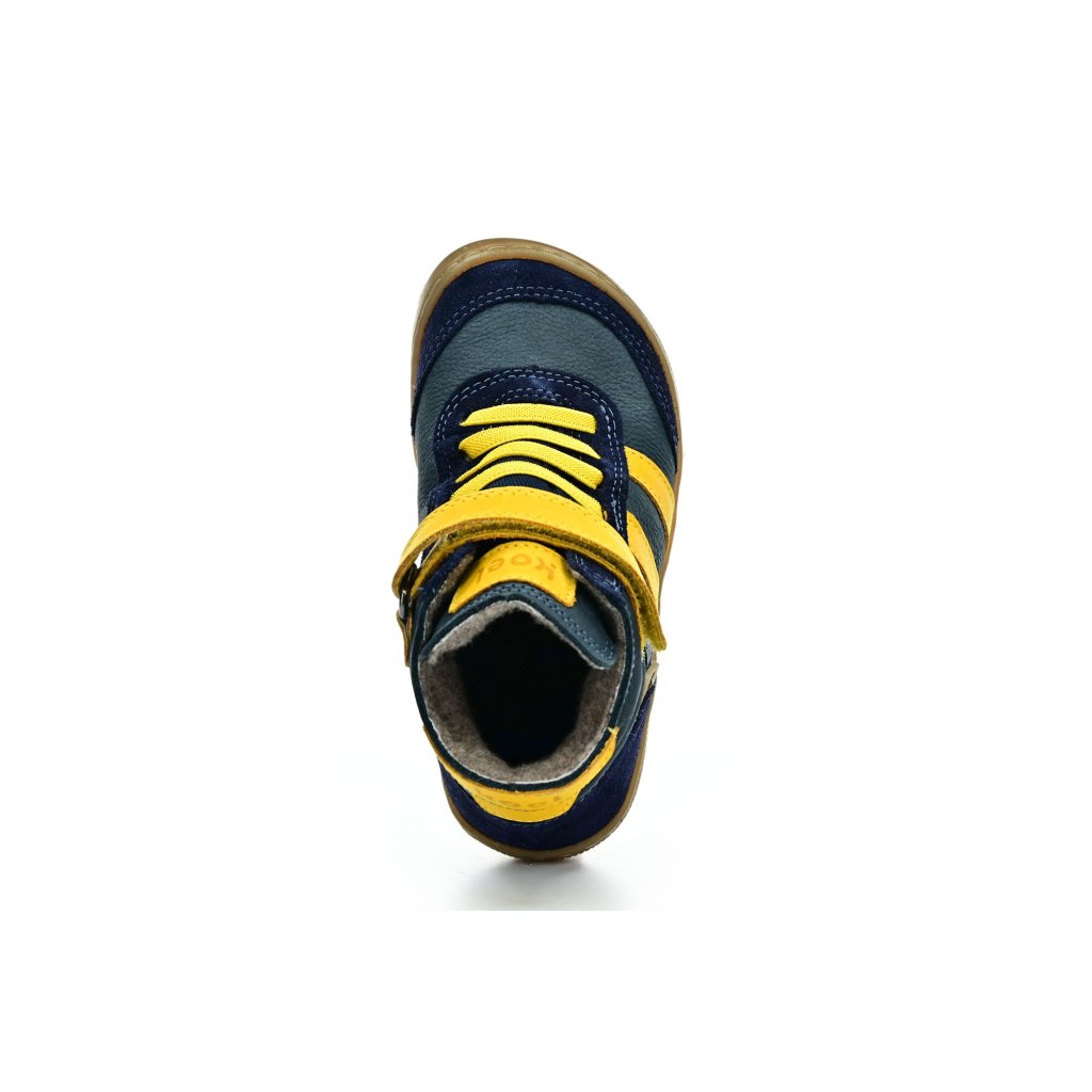 Koel4kids Daniel 2.0 WP Felt blaue Winterbarfußschuhe