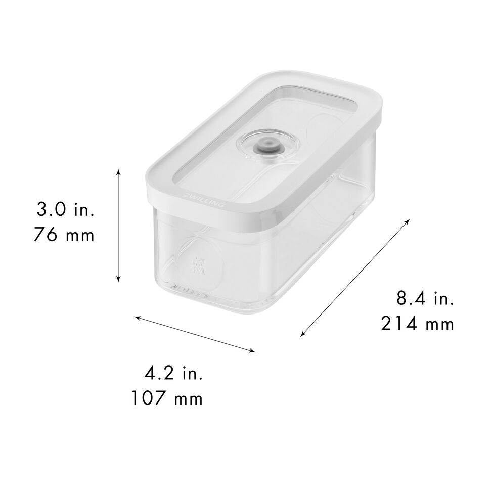 CUBE Box M, Transparent-Weiß