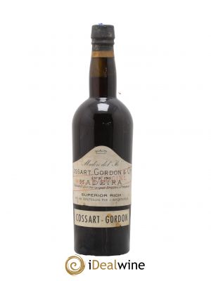 Madère Cossart Gordon & Co 1878 - Lot de 1 Bouteille