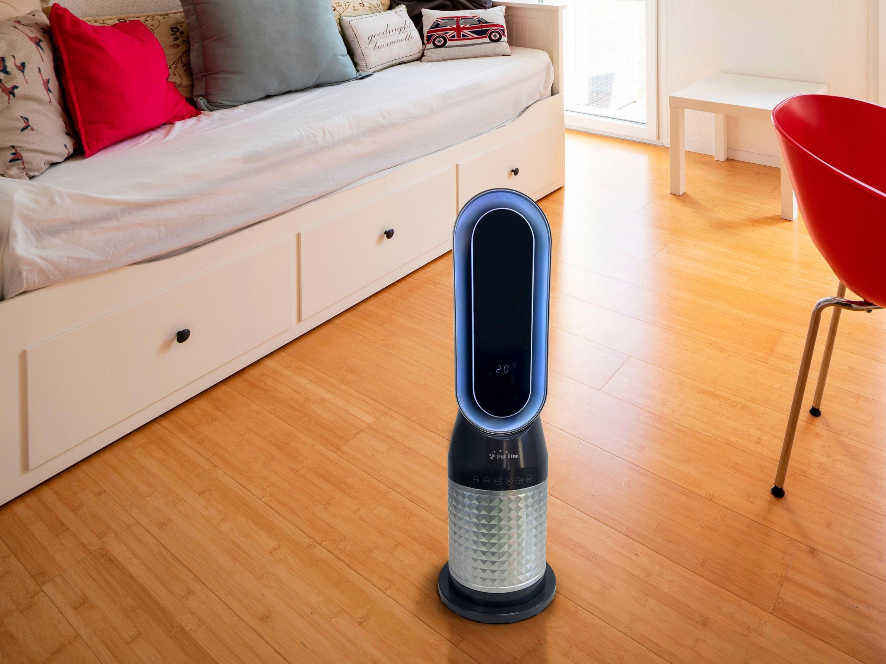 Keramikheizlüfter HOTI T100, 2000 W, einstellbarer Thermostat