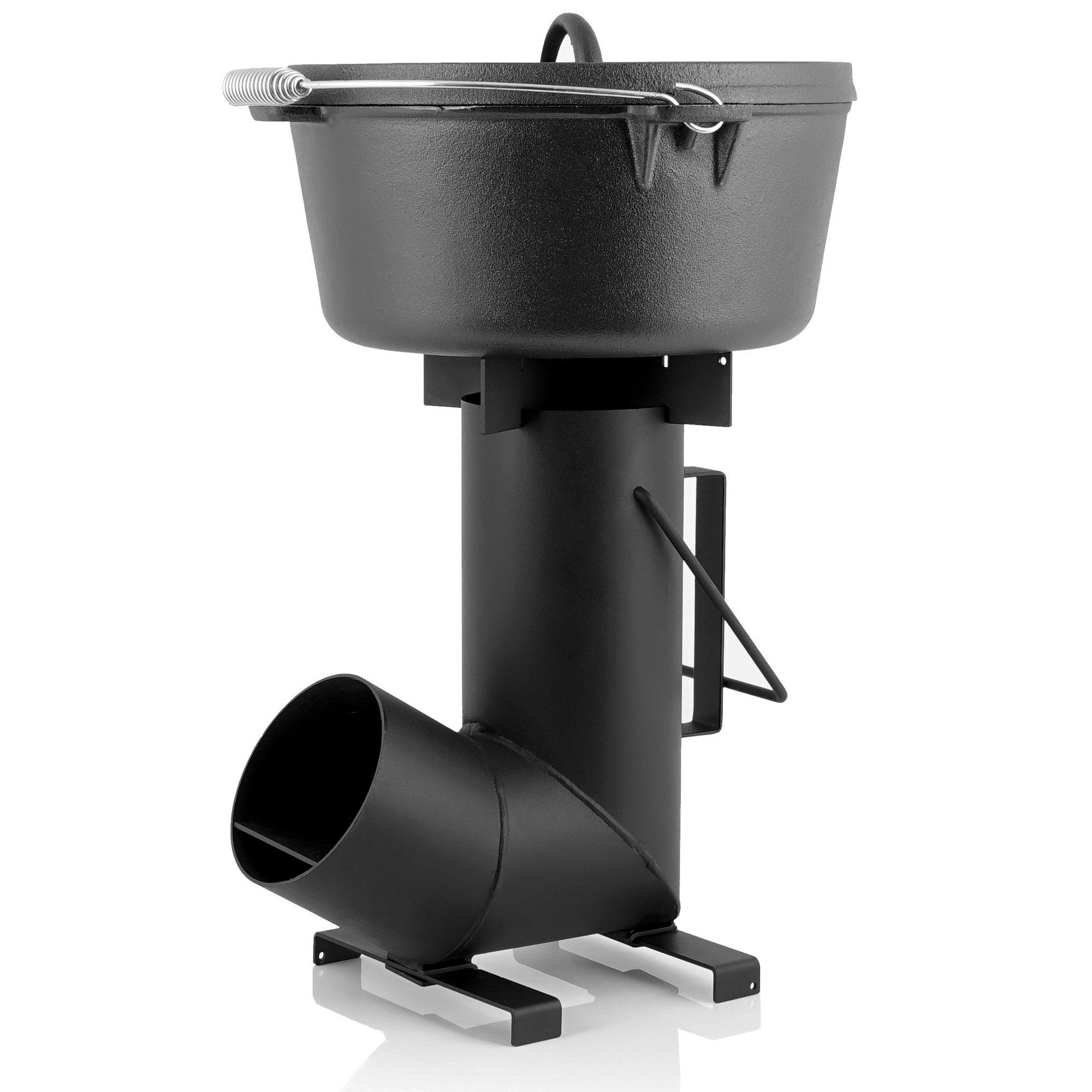 BBQ-Toro Feuerstelle Raketenofen RAKETE #6, Rocket Stove aus 1,5-mm-dickem Stahl