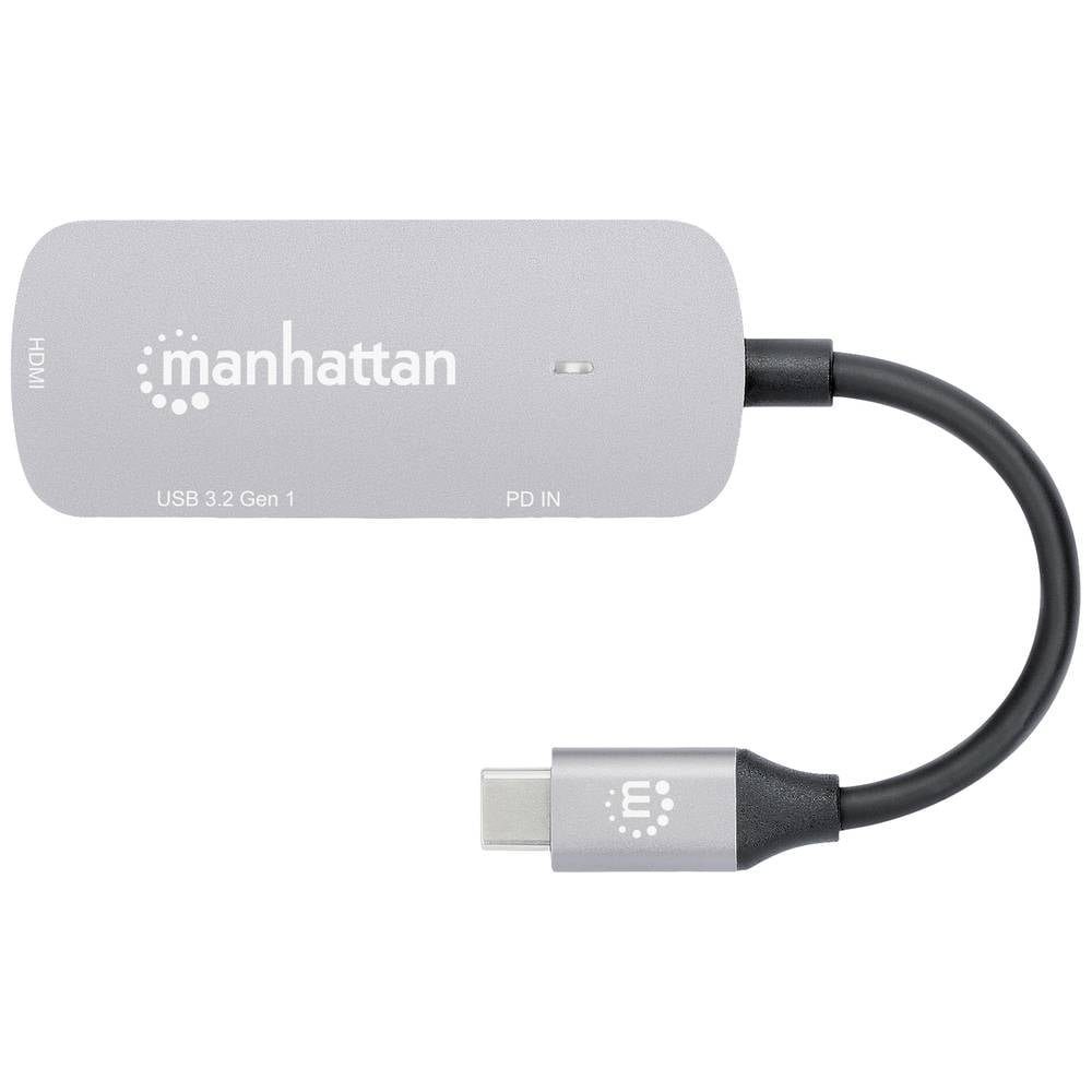 MANHATTAN Laptop-Dockingstation mit Power Delivery, USB-C® Power Delivery